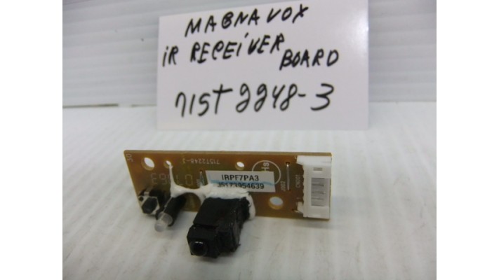 Magnavox 715T2248-3 IR receiver  board
